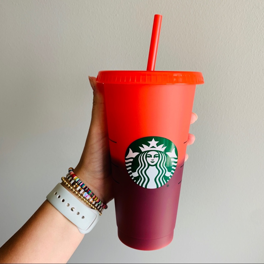 RED color changing cup